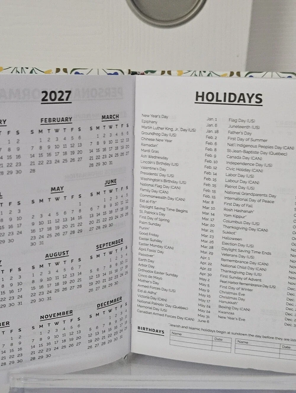 NWT 2027-2028 Notebook Planner
